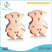 Cute animal stud earrings, bear earrings